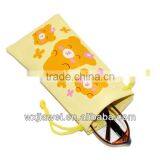 Yellow Small Drawstring Sun Eyewear Case