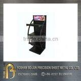 Made in China 2016 Custom Cheap Price Grocery Store Indoor Metal Display Racks, Metal Customized Racks China Supplier