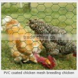 PVC Coated Chicken Wire, 13 - 75mm mesh, 0.6 - 1.6mm wire