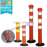 EVA reflective post markers with anti-stripping reflective film