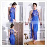 Elegant Sheer Lace Mesh Gown Sexy Transparent Babydoll thumbnail-1