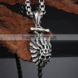 High Quality Stainless Steel Skull Pendant for Necklace thumbnail-6