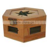 2015 Year China Suppliers Sale Factory Price FSC&SA8000 Antique Color Wood Jewellery Box With Acrylic Lid thumbnail-4