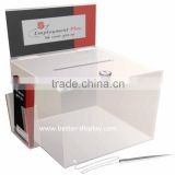 wholesale acrylic large collection boxes