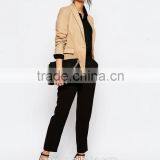 OEM Custom Made High Quality Fall Work Woman Fashion Design Jacket Blazer Clothing thumbnail-2