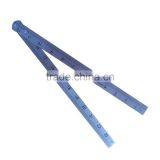 Two-overlay Stainless Steel Ruler