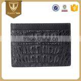 High Quality Simple Genuine Crocodile Leather Credit Card Holder Wallet Man on Sale