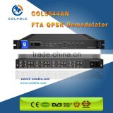 4 channel satellite decoder and dvb-s to audio video output COL5844AN