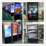 EKAA 65 inch super-slim indoor floor-standing LCD digital signage with pc/wifi/3g