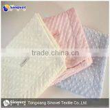 2014 Knitting Warm Minky Dot Microfiber Velour Travel Blanket thumbnail-1