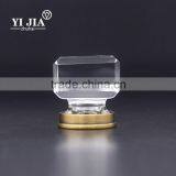 33 mm Unique Vintage Clear Glass Pulls for Cabinets