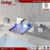 2015 Latest Sunshine Color Light Basin Faucet, Bathtub Whirlpool Waterfall Faucet, Basin Single Handle Led Faucet Light thumbnail-3