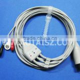 One-Piece 3-lead ECG Cable