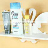 Decorative Pure White Wall Shelf in Bathroom WPC Waterproof Shelf