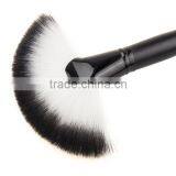 Black Handle Single Fan Powder Brush Make up Brush Wholesale thumbnail-3