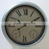 15 Inch 3 In 1 Farm Metal Clock Outdoor Clock thumbnail-5