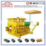 mobile no pallets block machine / ground forming block machine / mobile concrete hollow brick making machines JQM6-30