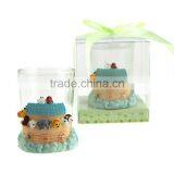 Personalized Handmade Color Painted Decorative Candle Favors thumbnail-1
