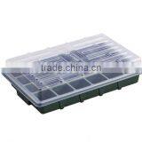 High Quantity 24 Cells Black PS Seeding Tray With Lid thumbnail-1