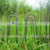 Galvanized U-shaped Earth Staple