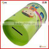 Factory Sale Children Metal Money Saving Round Tin