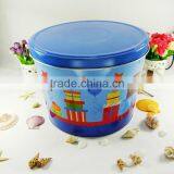 Food Safe Popcorn Handle Metal Coloured Tin Buckets thumbnail-3