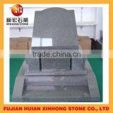 Black High Polished Marble Modern Upright Headstone thumbnail-4