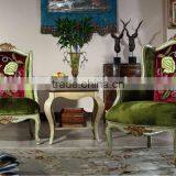 Arabia Elegant Style Living Room Single Chair,Fabric Sofa Design,Antique Living Room Home Furniture, thumbnail-1