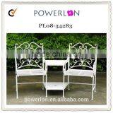 Vintage Outdoor Wrought Iron Clean Bench PL08-8671 thumbnail-2