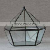 Wholesale Geometric Glass Greenhouse Keepsake Flower Box Jewelry Box thumbnail-2