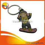Lovely Design 3D Cartoon Pvc Keychain
