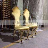 Gold Stainless Steel Stackable Chair thumbnail-2