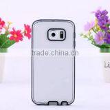 TPU PC Transparent Color Protective Phone Case for Samsung S6 Edge thumbnail-3