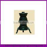 Antique Outdoor Cast Iron Wood Burning Stove thumbnail-1