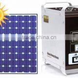 100W Portable Solar Power System With Mini Stereo thumbnail-1