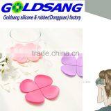 Hot Selling Custominzed Fllower Shape Heat Resistant Silicone Cup Mat thumbnail-1