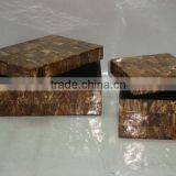 Multi Purpose Box,Buffalo Horn Box,Designer Jewelry Boxes,Decorative Boxes,Buffalo Bone Jewelry Box ,Jewelry Boxes,Keepsake Box thumbnail-1