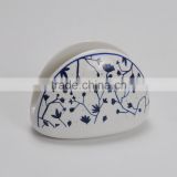 Ceramic Napkin Holder with Decal