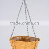 Natural Garden Wicker Hanging Flower Baskets thumbnail-3