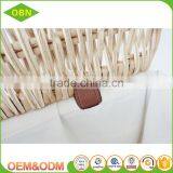 Wholesale High Quality Customized Lined Wicker Cotton Decoration of the Dirty Laundry Basket thumbnail-5