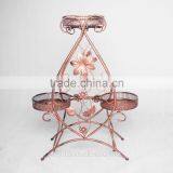 3 Flower Pot Display Garden Decorate Plant Flower Pot Metal Iron Plant Storage Stand thumbnail-4