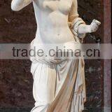Ancient Greek Venus of Arles White Marble Statue thumbnail-1
