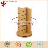 Revolving Wooden Slatwall Display With Spinner Rotating thumbnail-2