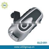 3 LED Hand Crank Dynamo Flashlight thumbnail-1