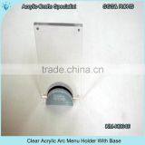 2017 Custom Acrylic Wedding Menu Card Holder thumbnail-5