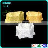 Luxury Round Acrylic Tray Sets Wholesale, Golden Fruit Trays For Wedding thumbnail-6