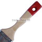 Red Tip Varnished Wooden Handle 100% Bristle Roller Paint Brush thumbnail-3