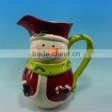 2012 Newest Hot Sale Snowman Ceramic Kettle