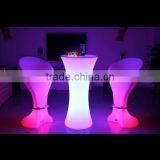 Colorful Plastic Rotational Led Chair/led Bar Chair/club Cocktail Table thumbnail-2