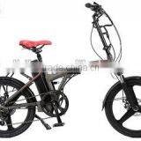 CE 36V 250W Foldable Electric Folding Bike One-piece Aluminum Alloy Wheel thumbnail-1
